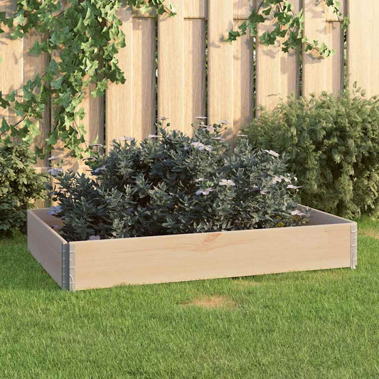 Raised Bed 80x120 cm Solid Pine Wood