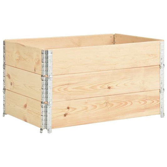 Raised Beds 3 pcs 50x100 cm Solid Pine Wood