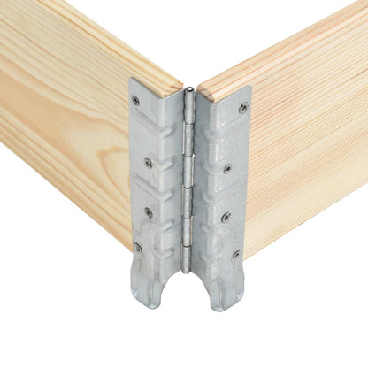 Raised Bed 100x100 cm Solid Pine Wood (310056 )