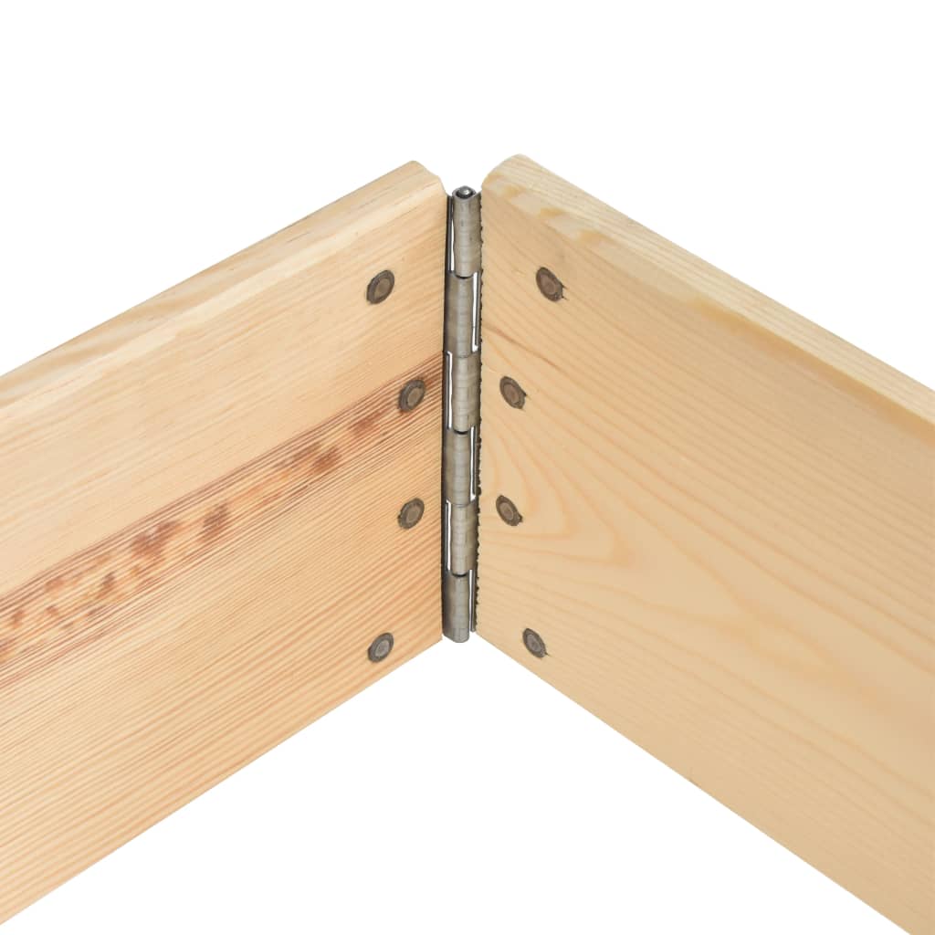 Raised Bed 100x100 cm Solid Pine Wood (310056 )