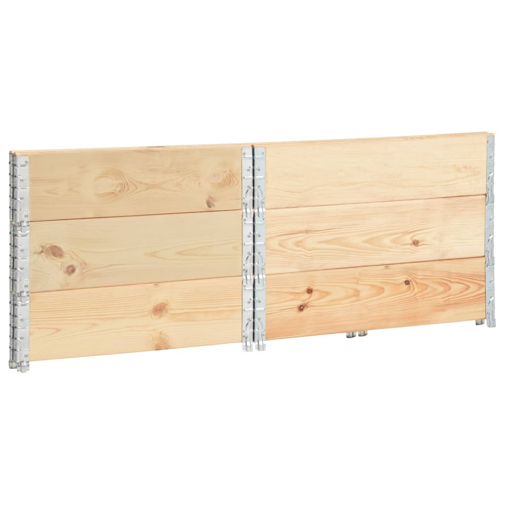 Raised Beds 3 pcs 100x100 cm Solid Pine Wood