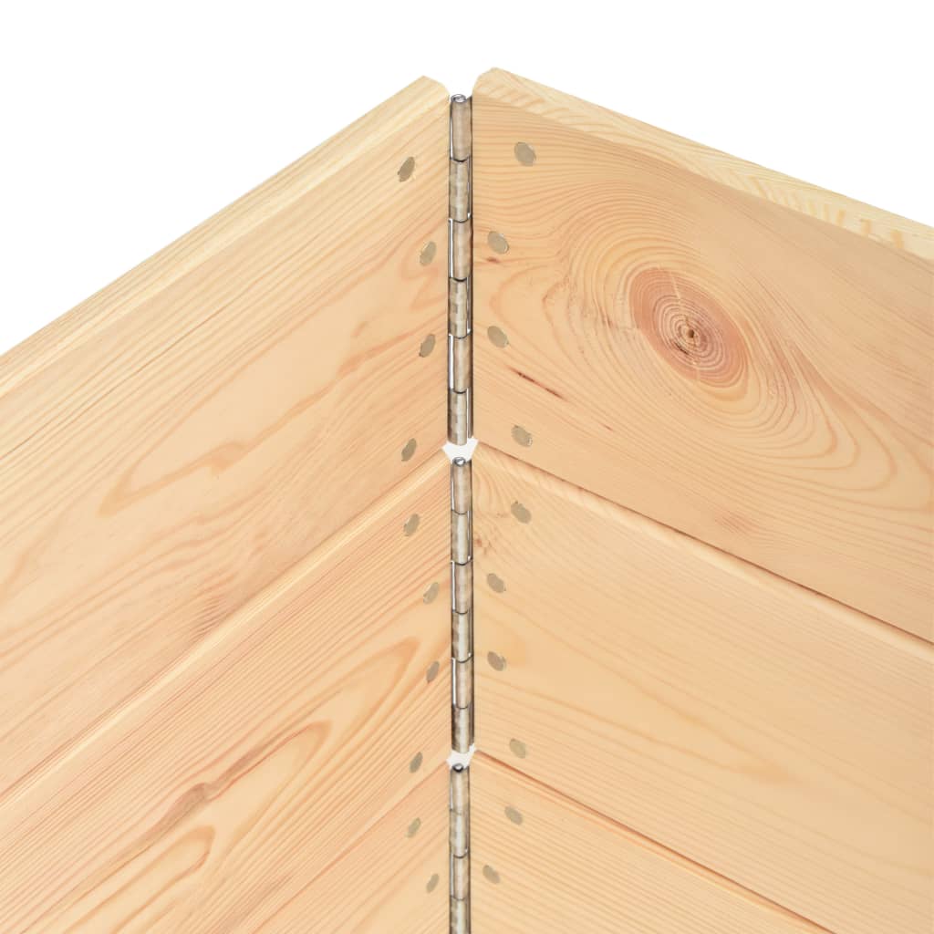 Raised Beds 3 pcs 100x100 cm Solid Pine Wood