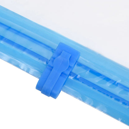 Vacuum Travel Bag | Set of 50 | Transparent and Blue | Plastic
