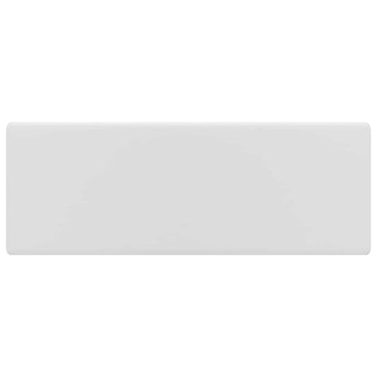 146943 vidaXL Luxury Basin Overflow Square Matt White 41x41 cm Ceramic
