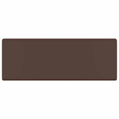 Luxury Basin Overflow Square Matt Dark Brown 41x41 cm Ceramic
