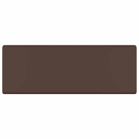 Luxury Basin Overflow Square Matt Dark Brown 41x41 cm Ceramic