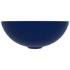 Bathroom Sink Ceramic Dark Blue Round