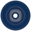 Bathroom Sink Ceramic Dark Blue Round