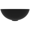 Bathroom Sink Ceramic Matt Black Round