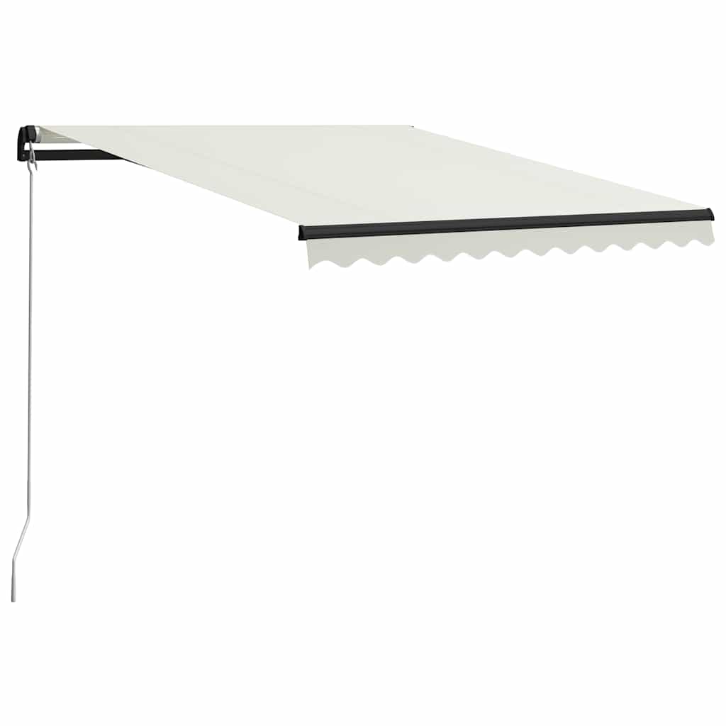 Manual Retractable Awning 300x250 cm Cream