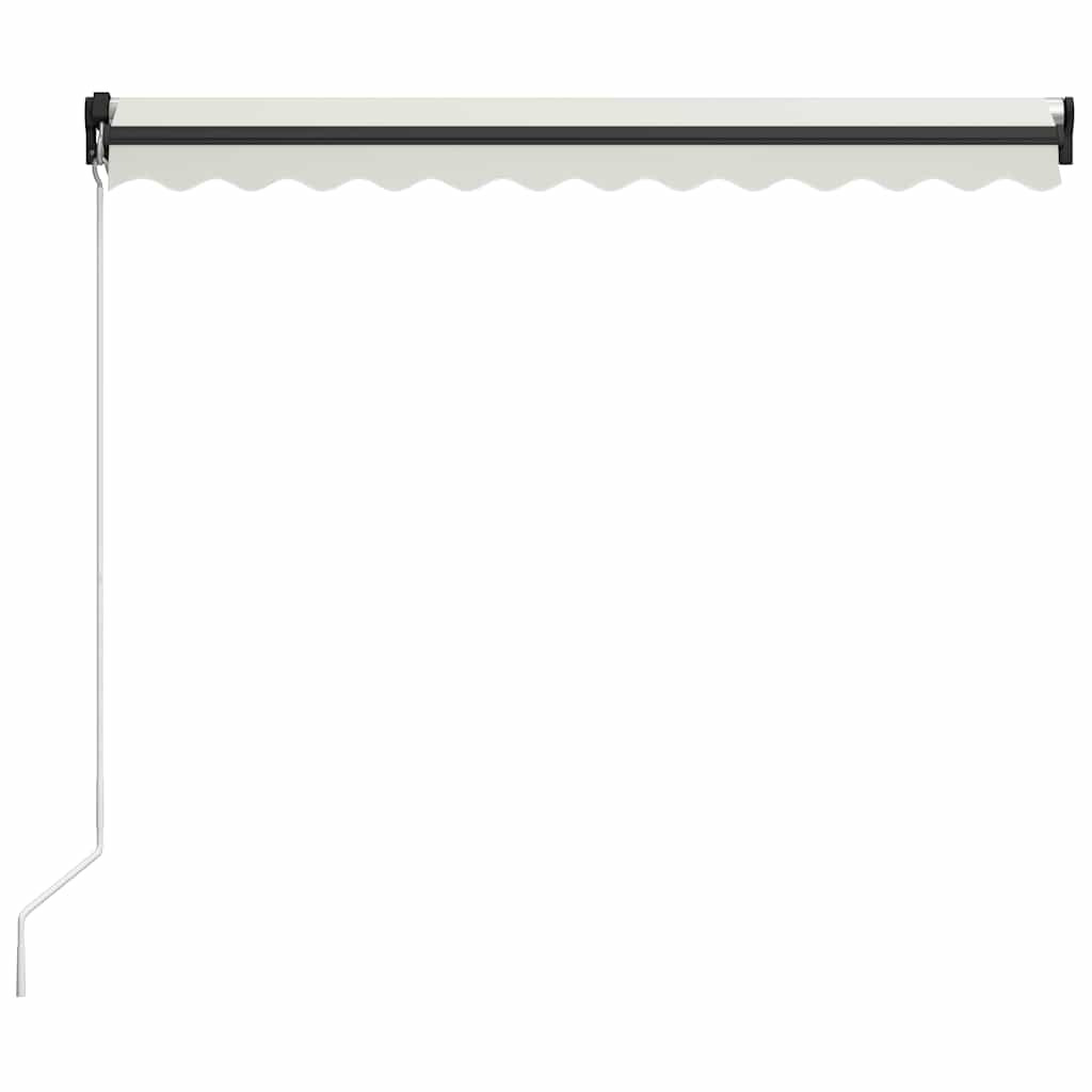 Manual Retractable Awning 300x250 cm Cream
