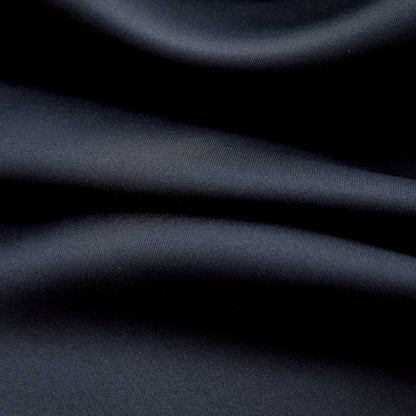 Blackout Curtains with Rings 2 pcs Black 37"x95" Fabric