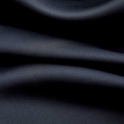 Blackout Curtains with Rings 2 pcs Black 54"x63" Fabric