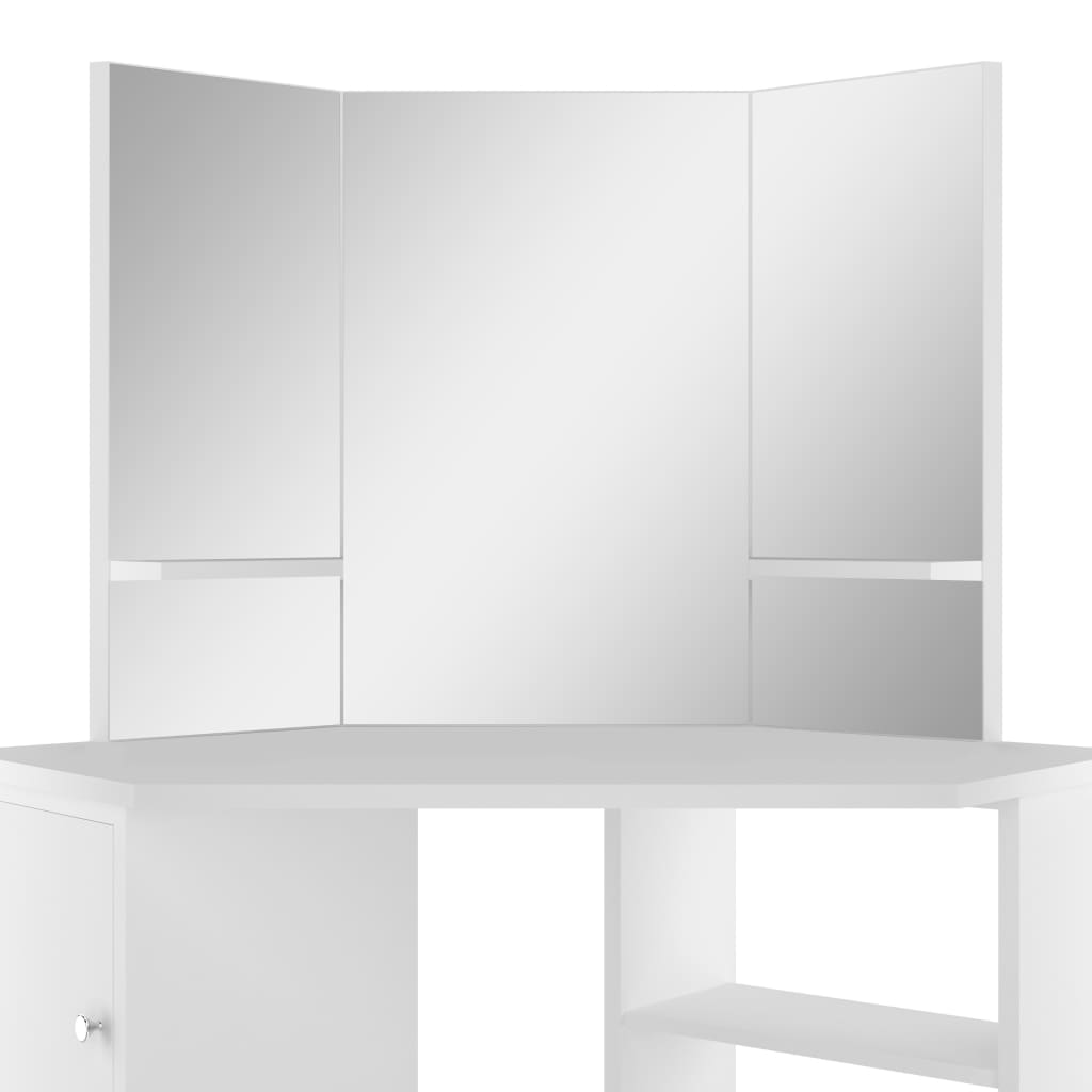 Dresser | White | MDF and Melamine | Compact | Dressing Table