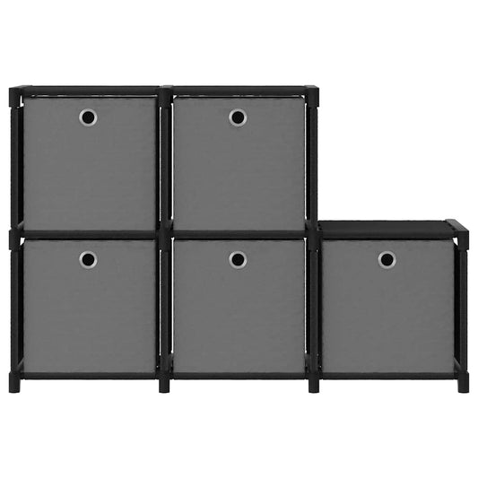 Display Shelf | Black and grey | 100% polyester fabric, Steel | Medium