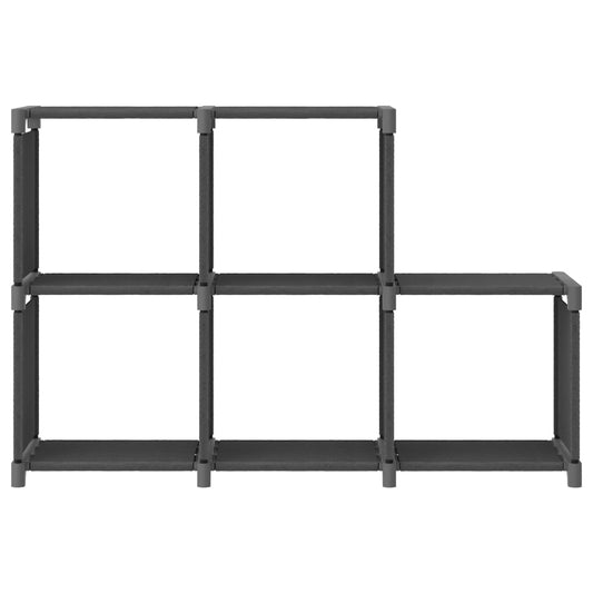 Display Shelf | Grey | Polyester, Steel | 103x30x72.5 cm | Light Weight