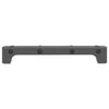 5-Cube Display Shelf with Boxes Grey 103x30x72.5 cm Fabric