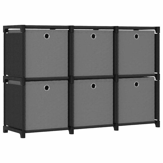 Display Shelf | Black and grey | Fabric (100% polyester), steel | Medium