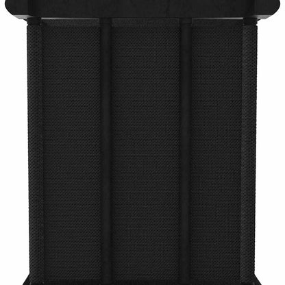 6-Cube Display Shelf with Boxes Black 103x30x72.5 cm Fabric