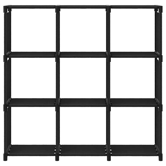 Display Shelf | Black | Polyester, Steel | Medium | Cube Storage Shelves