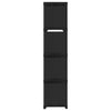 12-Cube Display Shelf Black 40.6"x11.8"x55.5" Fabric