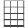 12-Cube Display Shelf Grey 103x30x141 cm Fabric