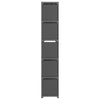 15-Cube Display Shelf Grey 103x30x175.5 cm Fabric