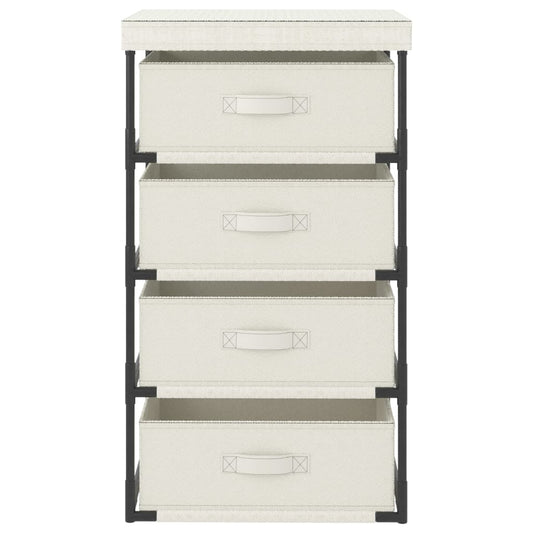 Storage Rack | Cream | Steel, Fabric (100% Polyester) | Lightweight