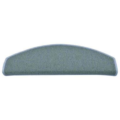 Stair Mats 15 pcs 65x24x4 cm Sea Blue Half Round Large
