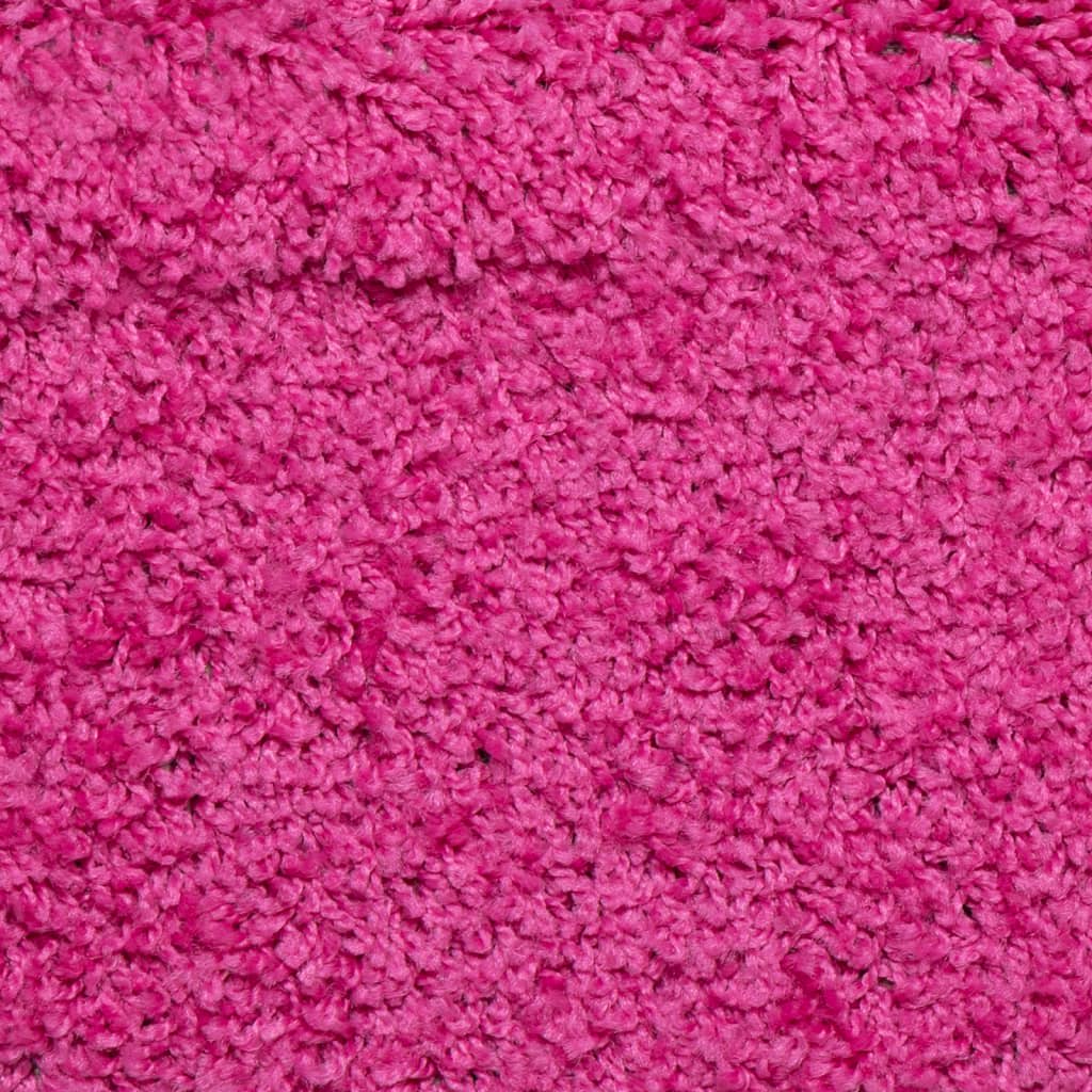 Stair Mats 15 pcs 56x17x3 cm Pink Half Round