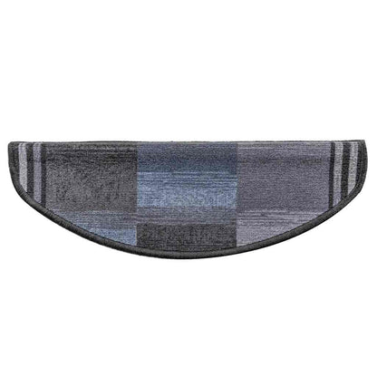 Self-adhesive Stair Mats 15 pcs Black and Grey 65x21x4 cm