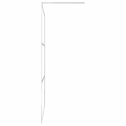 Walk-in Shower Wall with Clear ESG Glass 100x195 cm