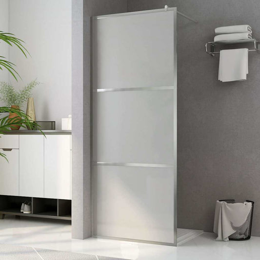 Shower screens Silver 90 x 195 cm Glass and Aluminium