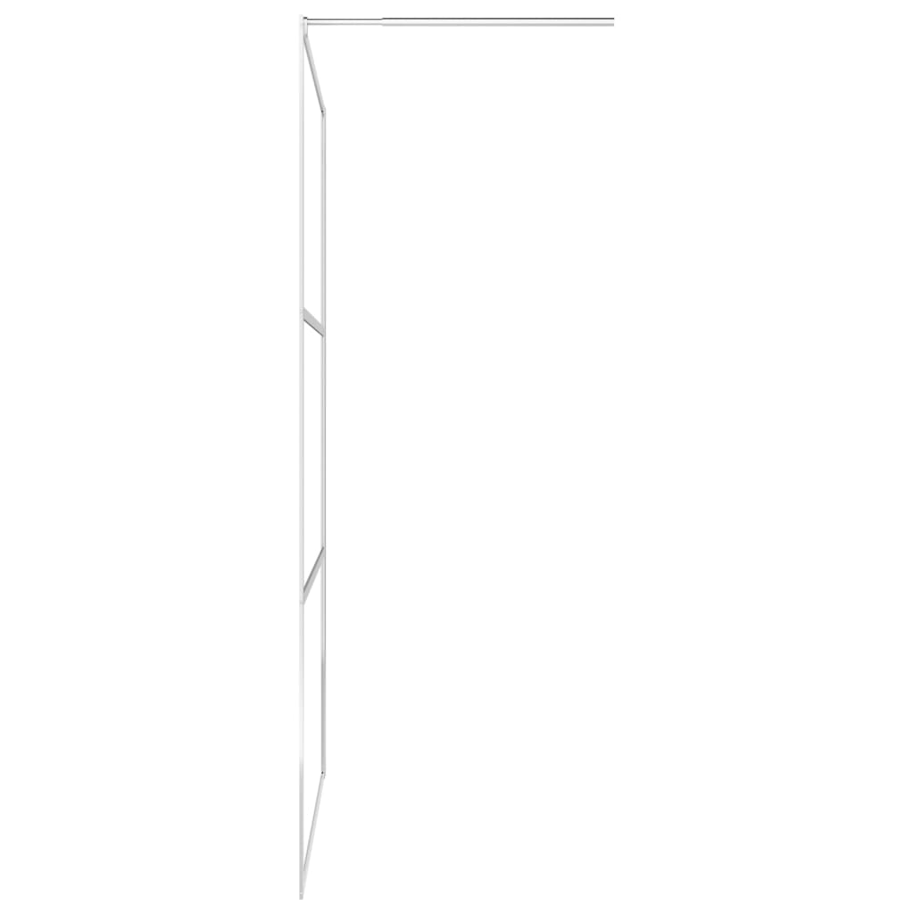 Walk-in Shower Wall with Whole Frosted ESG Glass 39.4"x76.8"