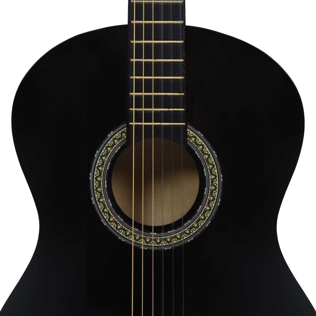 Classical Guitar for Beginner with Bag Black 4/4 39"