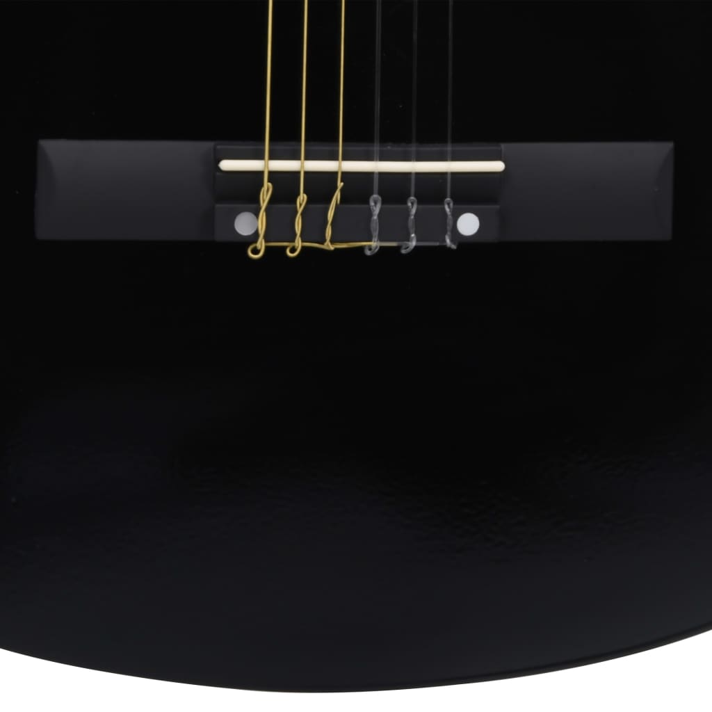 Classical Guitar for Beginner with Bag Black 4/4 39"