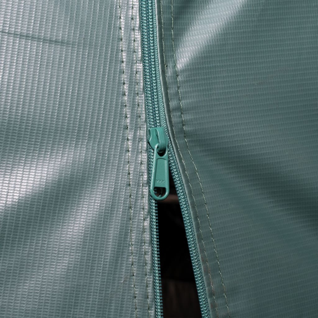 Removable Livestock Tent PVC 550 g/m² 3.3x6.4 m Dark Green