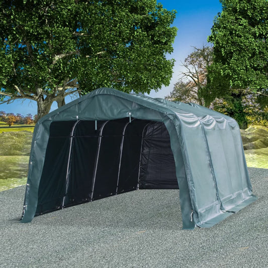 Livestock Tent | Dark Green | PVC | 3.3x6.4 m |  Collapsible