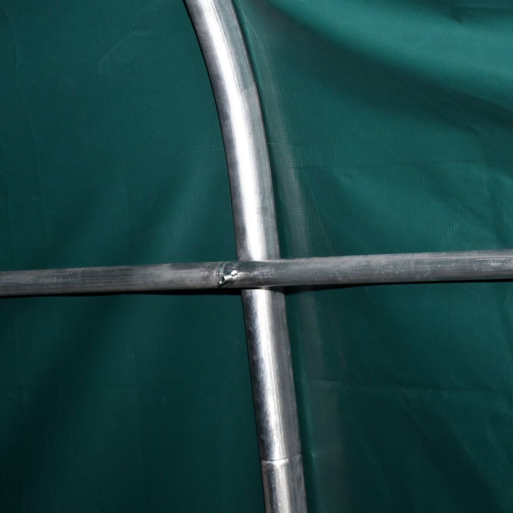 Removable Livestock Tent PVC 550 g/m² 3.3x8 m Dark Green