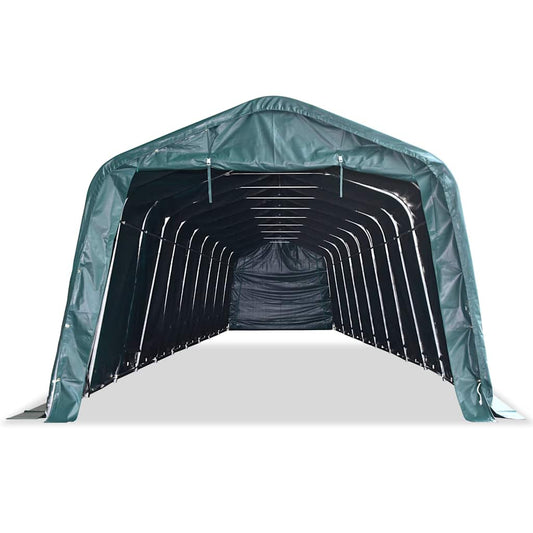 Livestock Tent | Dark Green | PVC, galvanised steel | Large | Detachable
