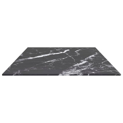 Table Top | Black | Tempered glass | 100x50 cm | Durable | Table Top