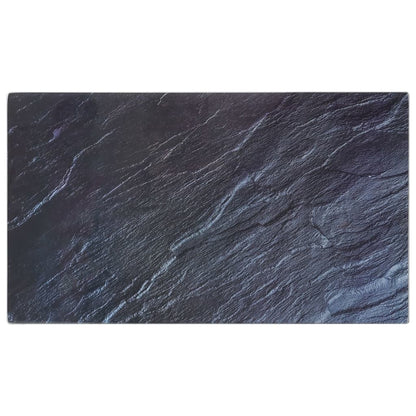 vidaXL Chopping Boards 2 pcs with Natural Stone Pattern Tempered Glass