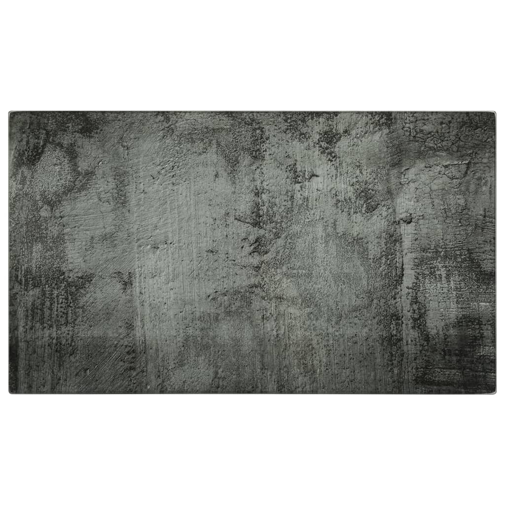 vidaXL Chopping Boards 2 pcs with Concrete Pattern Tempered Glass