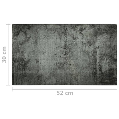 vidaXL Chopping Boards 2 pcs with Concrete Pattern Tempered Glass