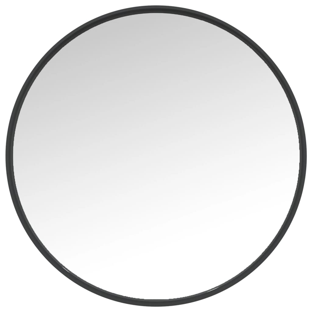 Wall Mirror Black 50 cm