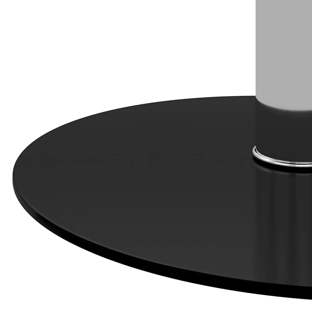 Coffee Table | Black | Toughened glass, Aluminium | Small | Durable