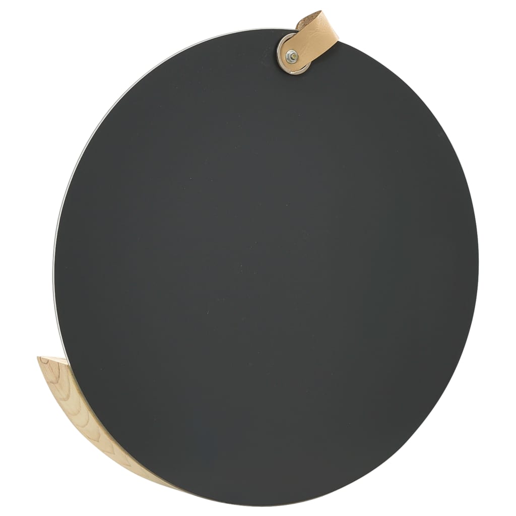 Wall Mirror Solid Pinewood 13.8"