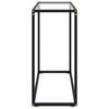 Console Table Transparent 80x35x75 cm Tempered Glass