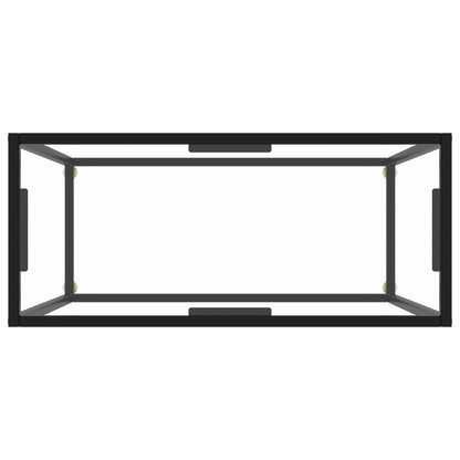 Console Table Transparent 31.5"x13.8"x29.5" Tempered Glass