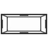 Console Table Transparent 80x35x75 cm Tempered Glass